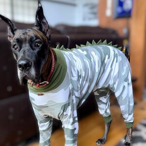 Dinosaur chilling Lightweight Dog Pajamas