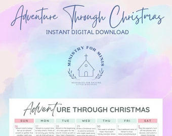 AVENTURA hasta Navidad: un calendario de actividades de Adviento para familias; Cuenta atrás de Navidad