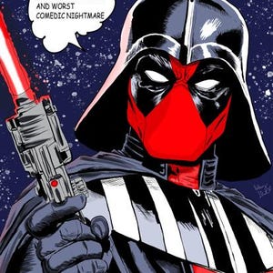 I Am Your Father… and Worst Comedic Nightmare – Deadpool Vader PNG | Funny Mashup Digital Download | Geeky Sublimation Design for Shirts