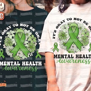 Motivational Support Warrior, Mental Health Awareness Png, Green Ribbon Png, Mental Health Awareness Png, Mental Health png, Awareness Month