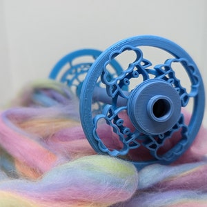 Spinning Wheel Bobbin with Adorable Sheep Faces - Add Some Whimsy to Your Spinning Projects! **Any Wheel**