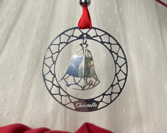 Christofle Christmas Ornament - Noel - Christmas Bell - 1989 - Vintage