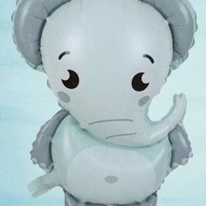 Elephant Mylar Balloon - Baby Shower Balloon - Elephant Theme Baby Shower / Gender Reveal - Elephant Theme Party Balloon