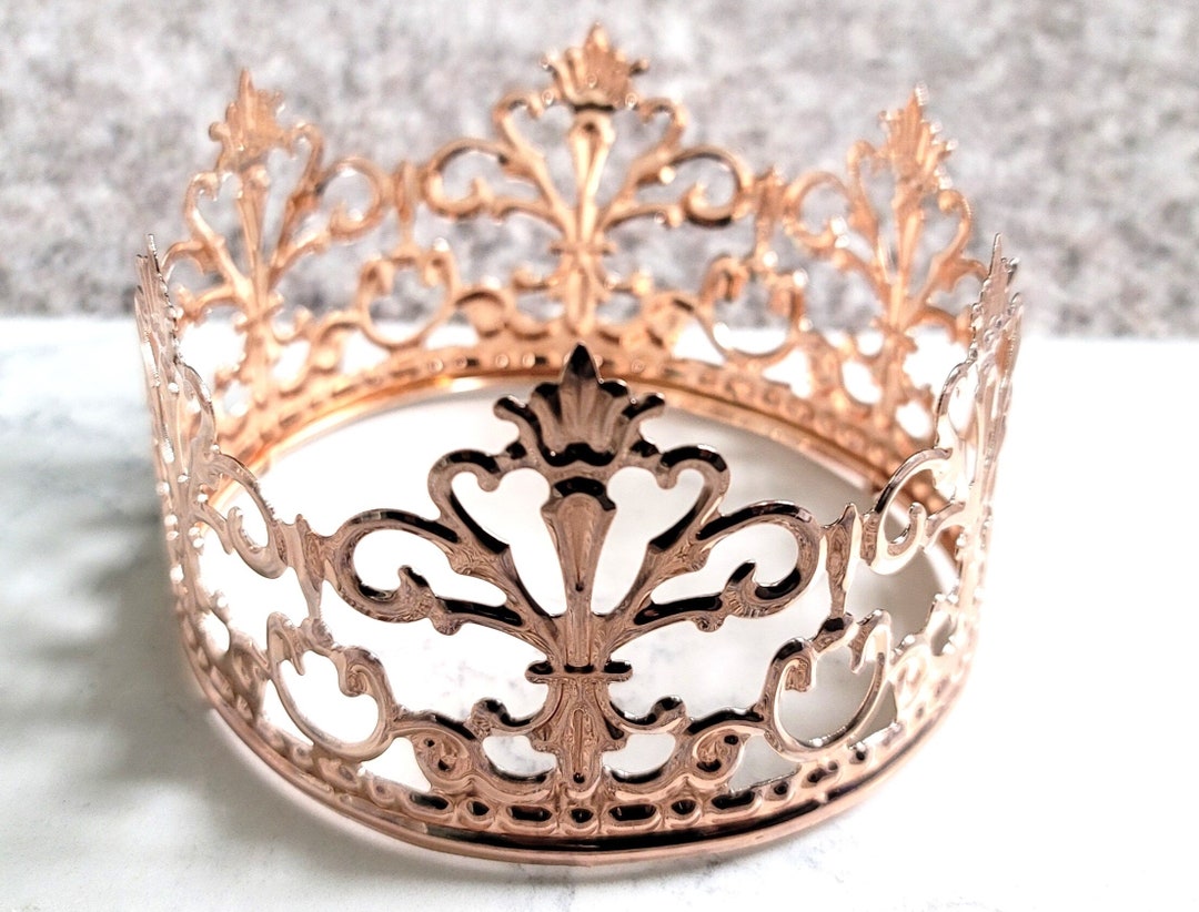 Crown Cake Topper Birthday Cake Topper rose Gold Cake Topper Girl ...