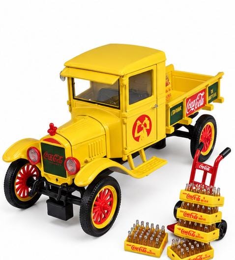 レア Coca Cola デリバリーボトリングトラック ブリキ ガラス瓶付き Coca Cola Vintage Truck With Coke Bottles - Etsy