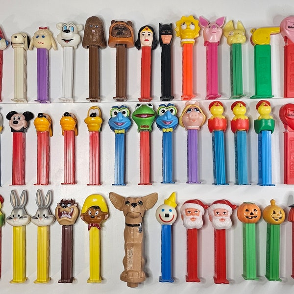 Vintage Pez Despensers 1980s-1990's | vintage candy dispensers | vintage toys |