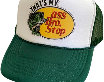 Bass Pro Hawaiian Print Snap Back Trucker Hat Adjustable Deadstock
