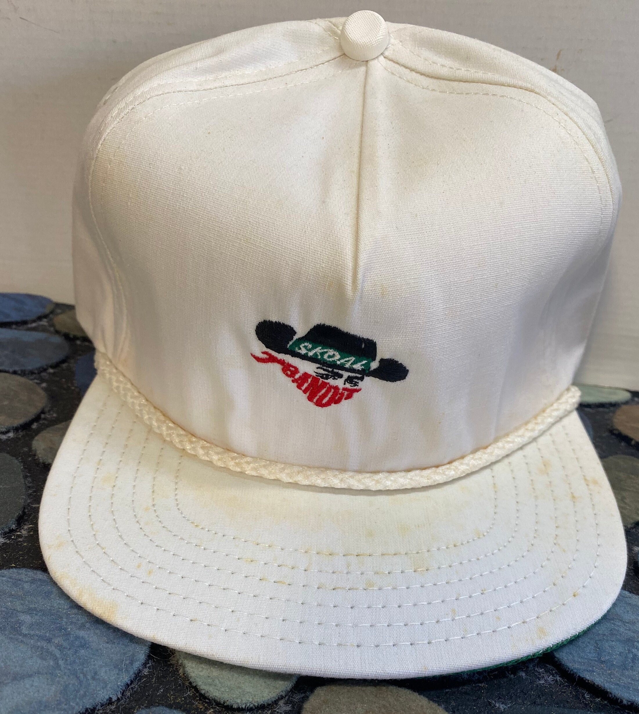 VTG 80s 90s Stanley Tools Sweepstakes White Hat Snapback Vintage Cap Farm  Work