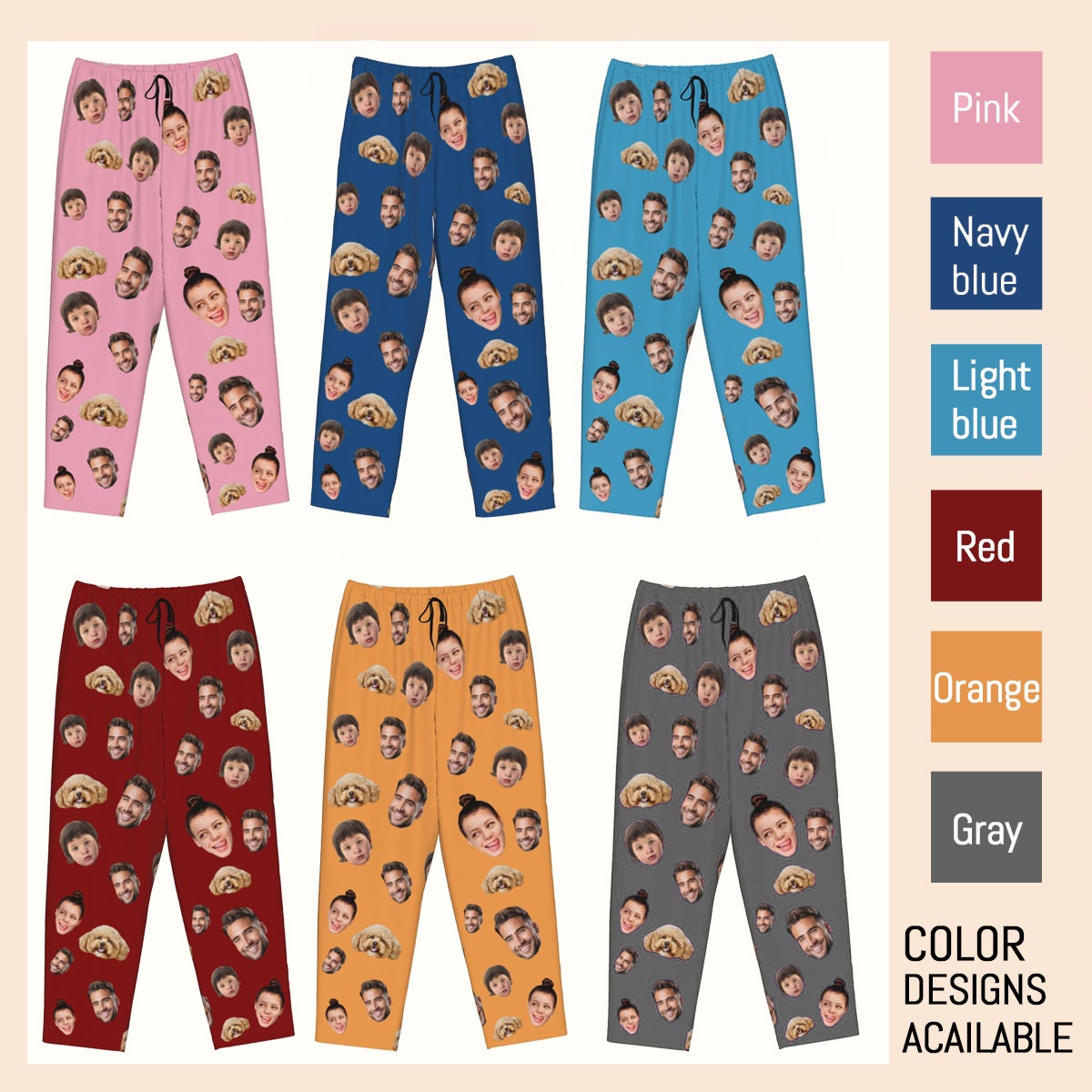 Personalisiertes Foto-Pyjama Aus Milchseide – Schlafanzug Mit Eigenem Bild, Größen S-5XL