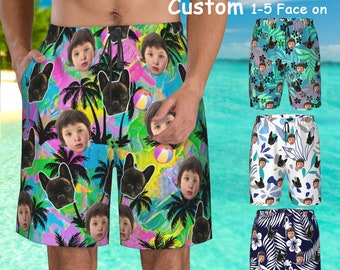 Benutzerdefinierte Gesicht Badehose, lustige Badehose, personalisierte Männer Badehose Gesicht auf Badeanzug, benutzerdefinierte Gesicht Männer Bademode, beste Geschenke für Ihn