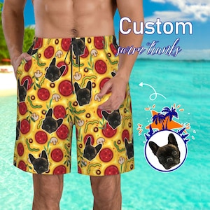 Custom Face Swim Trunk, Funny Swim trunks, Personalized Men Swim Trunks Face on Bathing Suit, Custom Face Men Swimwear, Best Gifts for Him