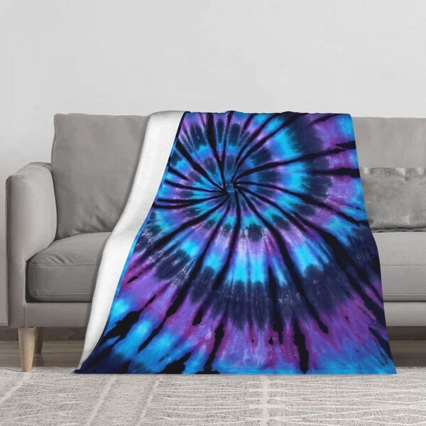 Tie Dye Blanket Etsy