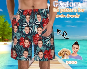 Benutzerdefiniertes Gesicht Badehose, lustige Badehose, personalisierte Herren Badehose Gesicht im Badeanzug, Benutzerdefiniertes Gesicht Herren Bademode, beste Geschenke für Ihn