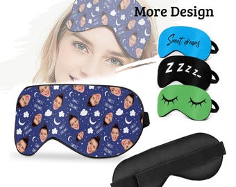 Customized Sleep Mask, Custom Name Eye Mask, Custom Sleepmask, Adjustable Sleep Mask, Bridal party gift