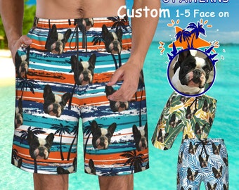 Tronco de natación de cara personalizada, Troncos de natación divertidos, Troncos de natación de hombres personalizados Cara en traje de baño, Traje de baño de hombres de cara personalizada, Los mejores regalos para él
