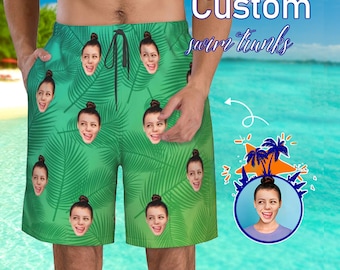 Benutzerdefiniertes Gesicht Badehose, lustige Badehose, personalisierte Herren Badehose Gesicht im Badeanzug, Benutzerdefiniertes Gesicht Herren Bademode, beste Geschenke für Ihn