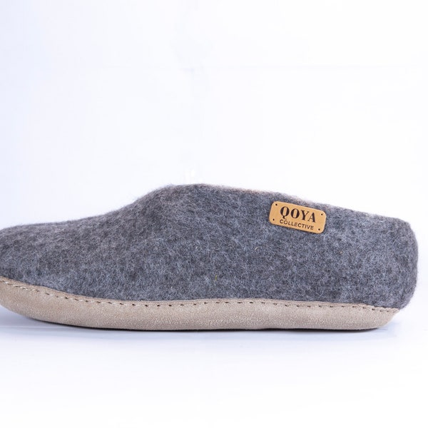 House Slippers - Alpaca Lined Interior and Lambswool Exterior