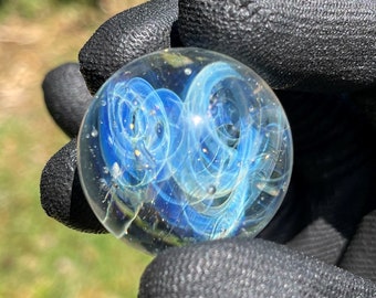 Galaxy Marble 4 en verre - Objet de collection unique