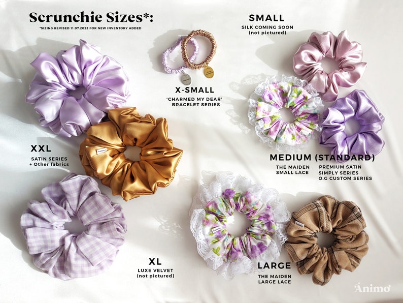 XXL Scrunchie XL Scrunchie Velvet Scrunchy 1 pc Extra Large Oversized luxe hair tie small gifts for her birthday gift Jumbo Scrunchies image 9