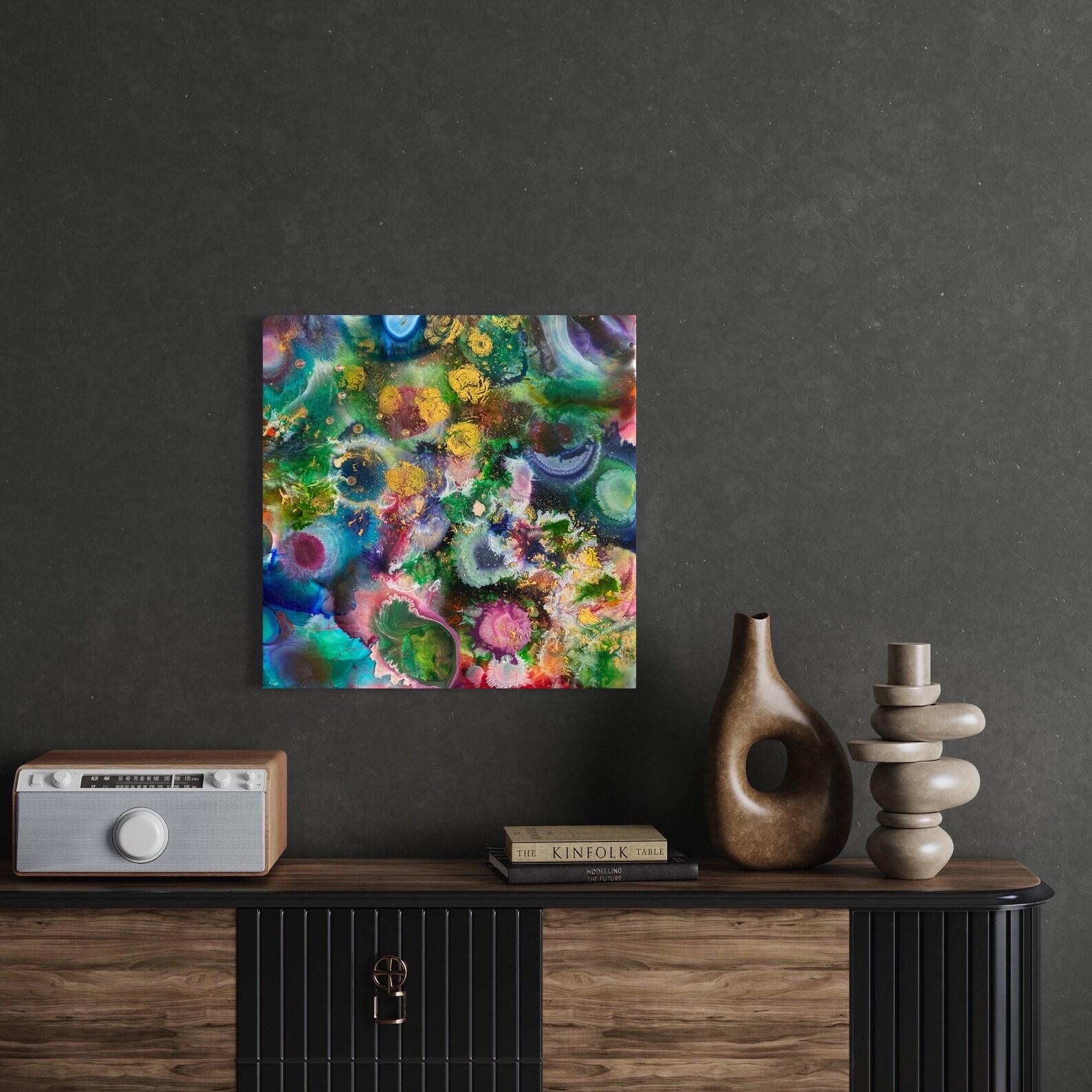 Resin Wall Decor Resin Artwork 3D Resin Artwork Modern Resin Wall Art