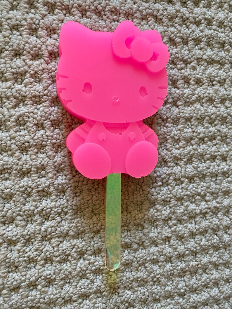 Hello Kitty Epoxy Resin Popsicle Pop Art Home and Living Home Decor Sanrio Inspired