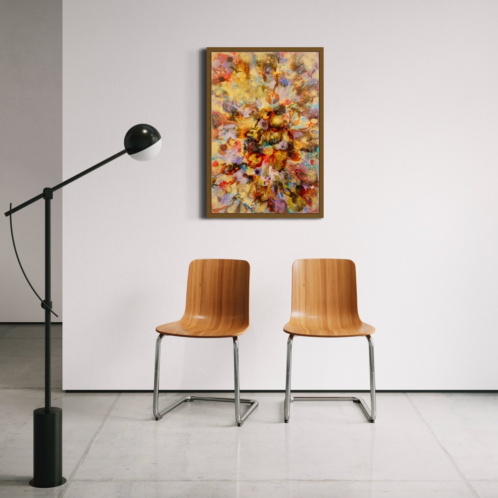 Large Resin Wall Art Resin Abstract Art Modern Glossy Art Resin Artwork