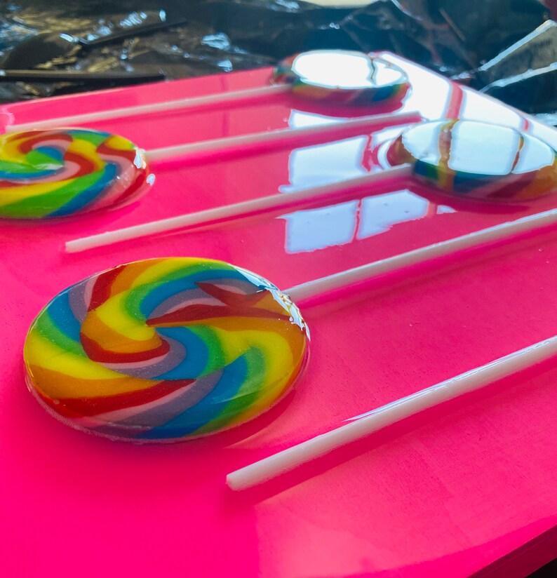 Epoxy Resin Lollipop Art 3D Resin Candy Art Pop Art Custom Candy Art