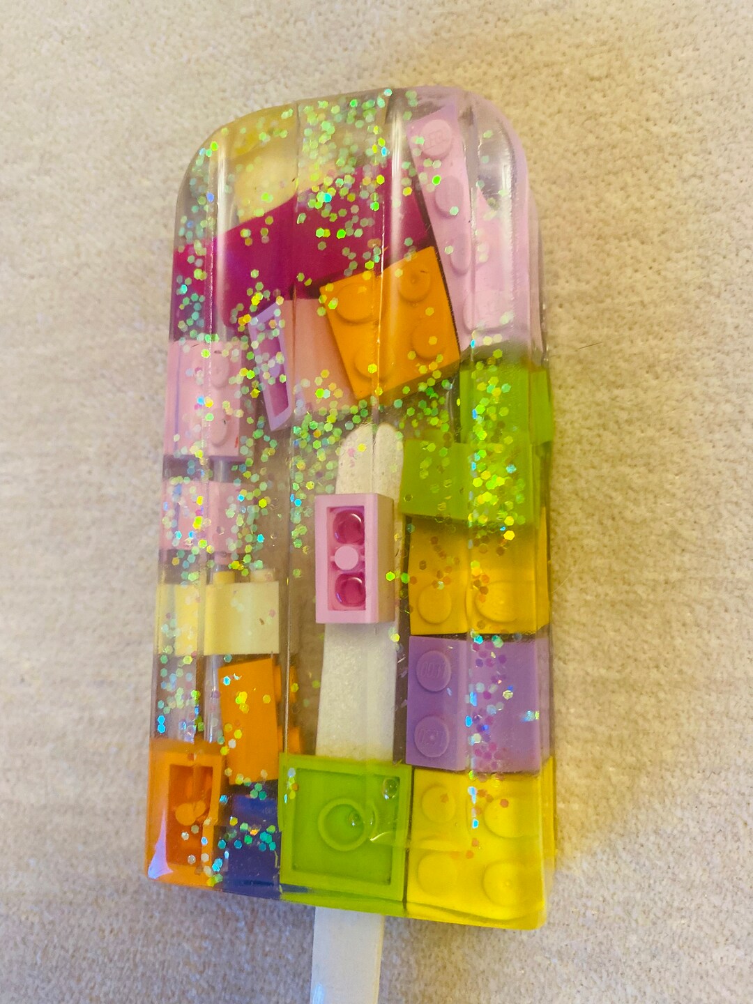 Popsicle Epoxy Resin Lego Cute Refrigerator Etsy