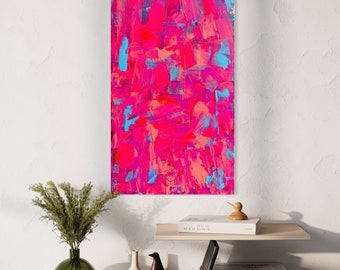 Epoxy Resin Art | Pink Resin Artwork | Magenta Resin Art | Home and living | home decor | Metal wall hangings | Aluminum and Resin Art