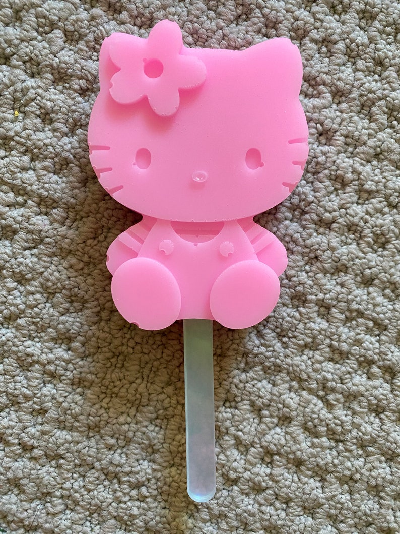 Hello Kitty Epoxy Resin Popsicle Pop Art Home and Living Home Decor Sanrio Inspired