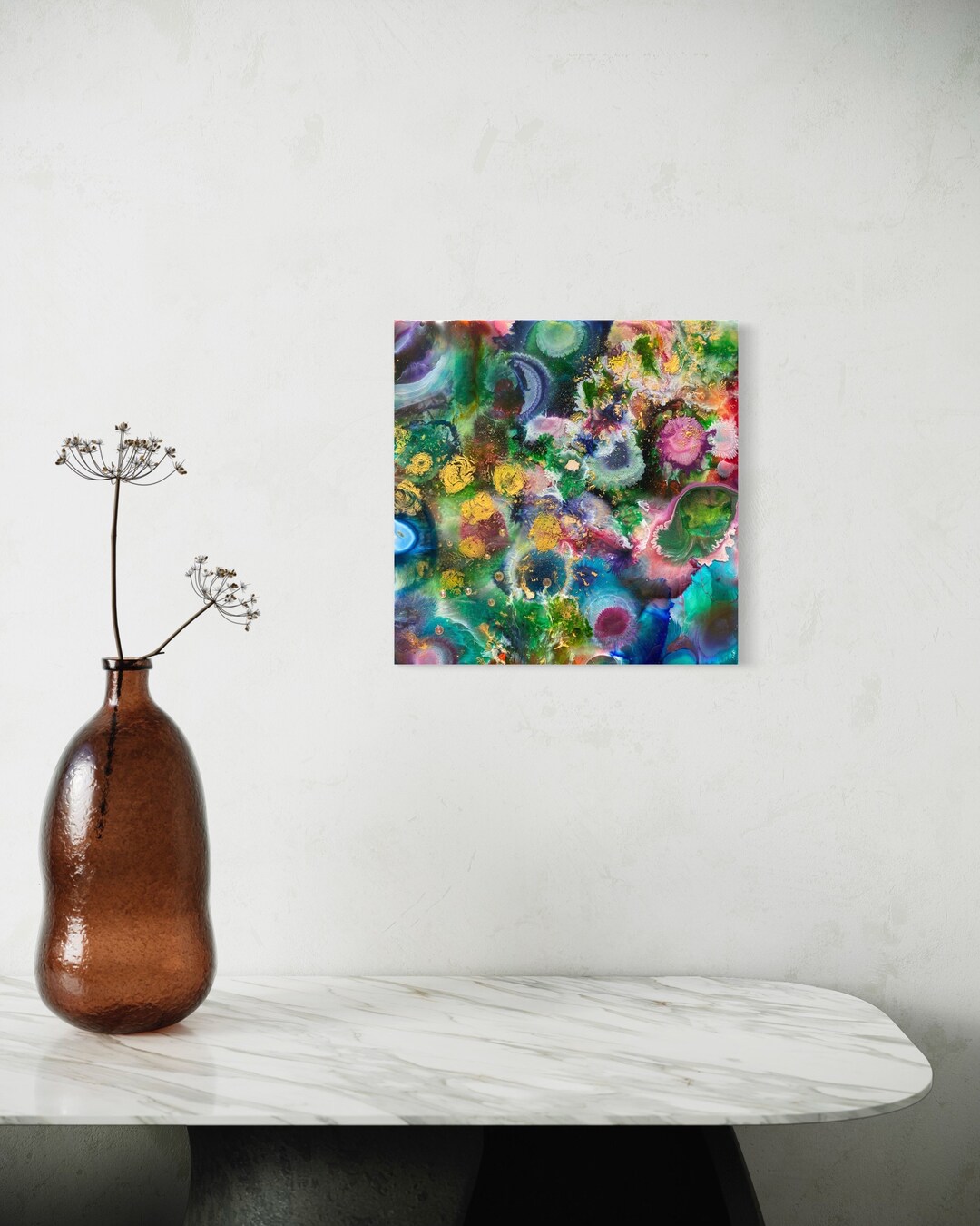 Resin Wall Decor Resin Artwork 3D Resin Artwork Modern Resin Wall Art