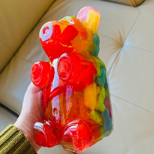 Resin Gummy Bears | Resin Gummy Bear Home Decor | Home Accents | Large Resin Gummy Bears | Pop Art | Gummy Bear Statue | Gummy Bear Art