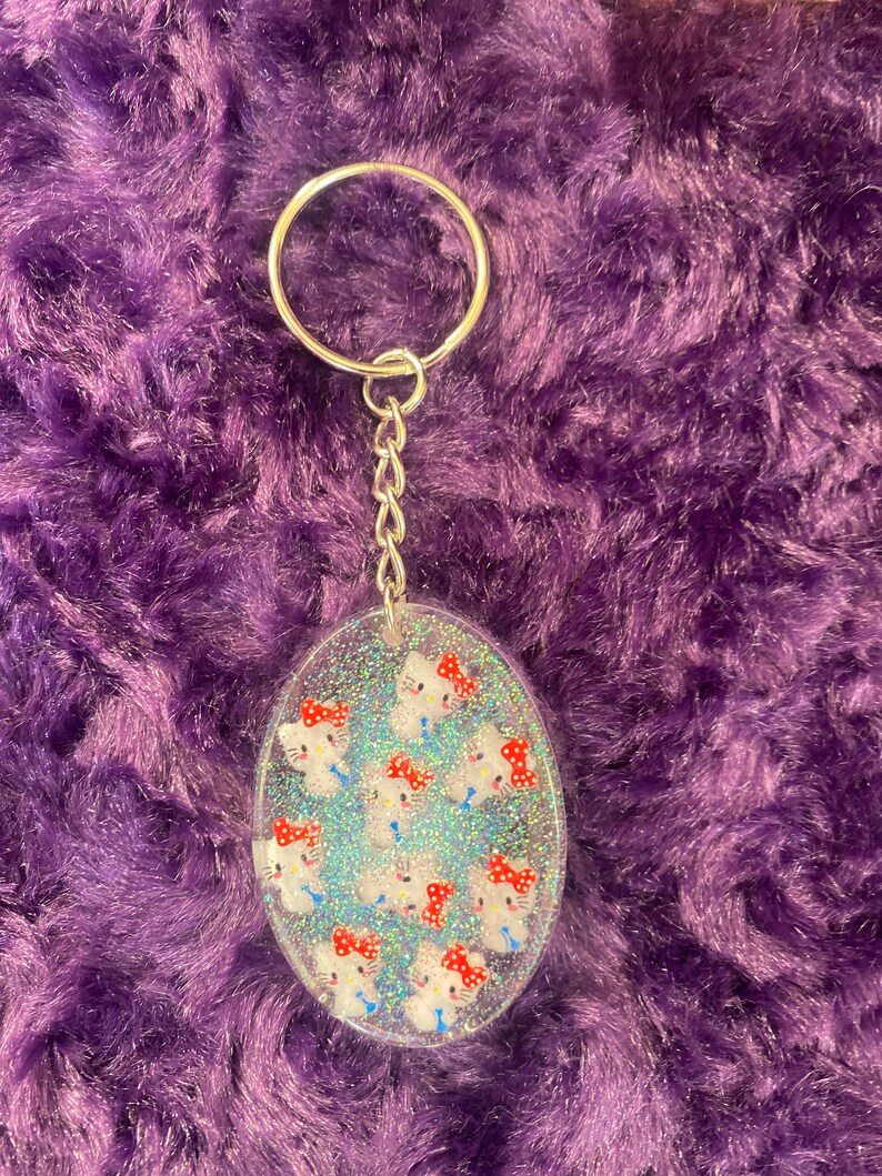 Keychains Sanrio Keychain Epoxy Resin Bulk Keychains Keychains Bulk Keychains Etsy