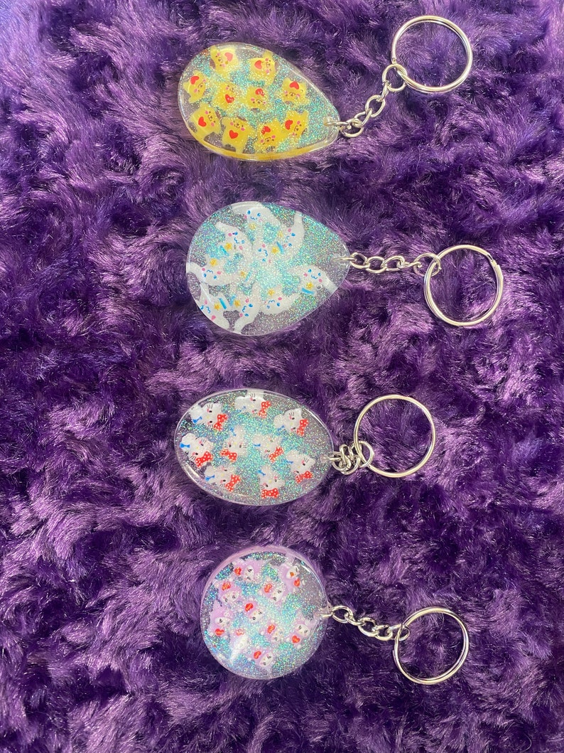 Keychains Sanrio Keychain Epoxy Resin Bulk Keychains Keychains Bulk Keychains Etsy