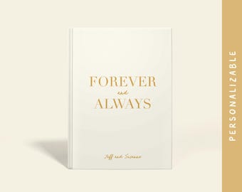 Personalized Wedding Journal: Hardcover or Paperback