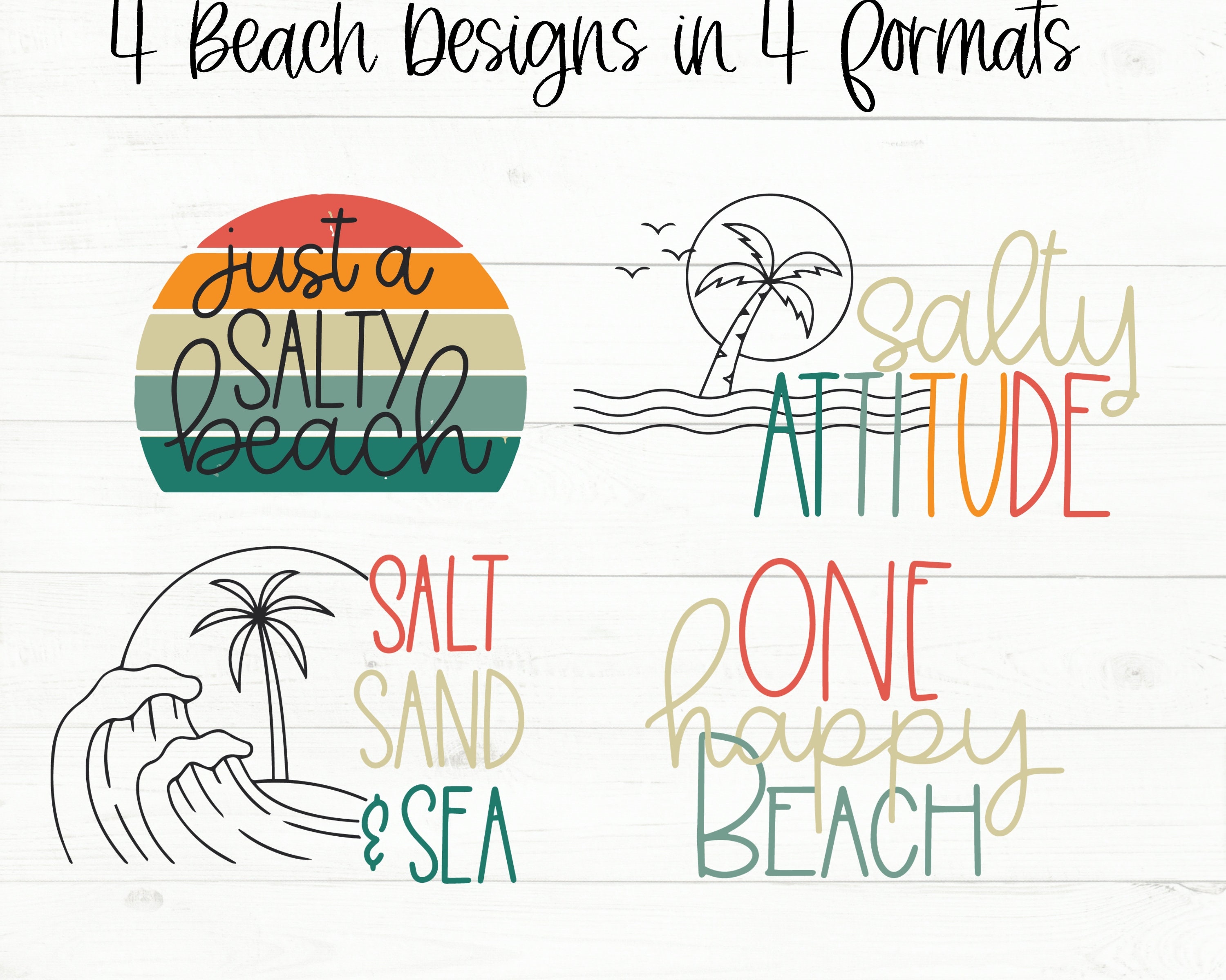Funny Beach SVG Bundle, Sarcastic Beach Quotes, Summer Clipart, Island
