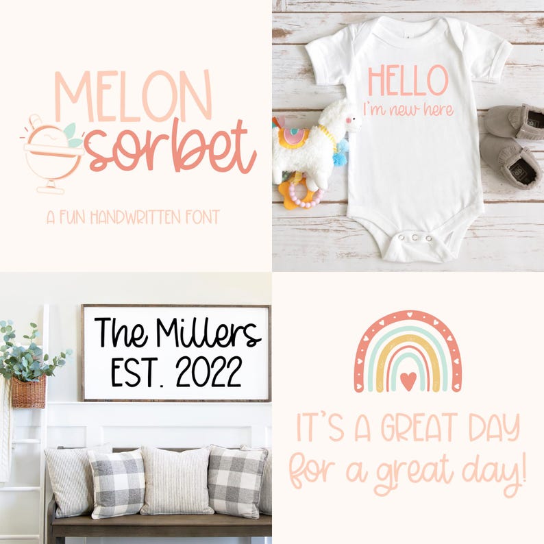 Cute Handwritten Font Bundle for Cricut, Cute Cursive Handwriting for Goodnotes, Procreate, SVGs, Cute Script Favorites Font Bundle image 5