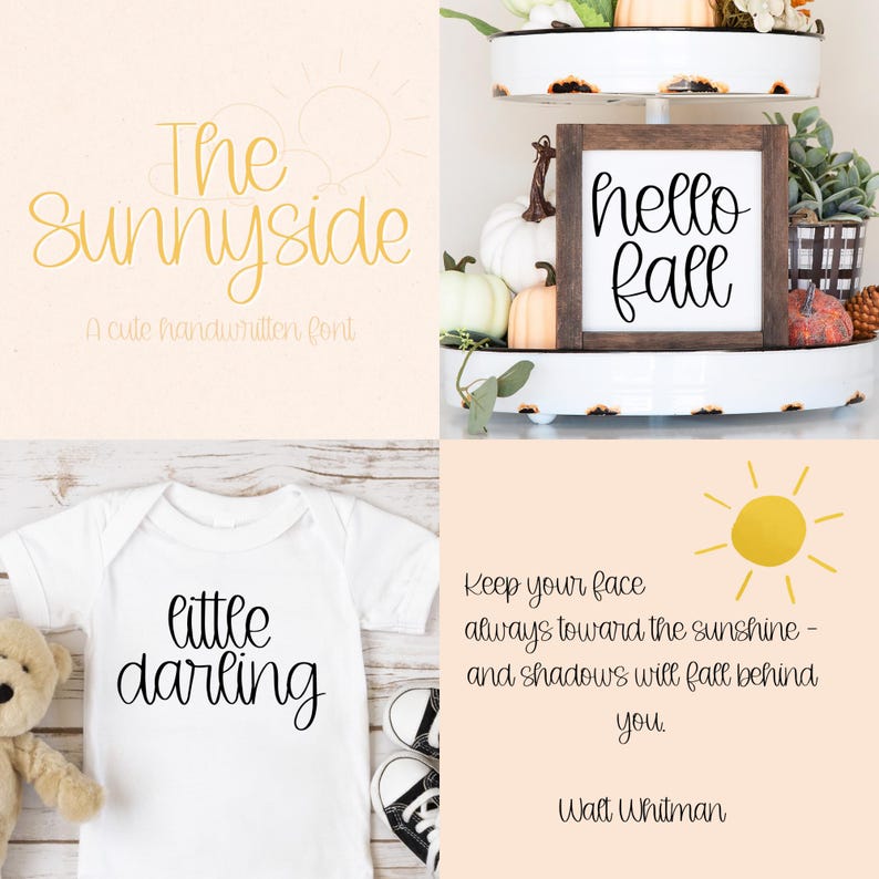 Cute Handwritten Font Bundle for Cricut, Cute Cursive Handwriting for Goodnotes, Procreate, SVGs, Cute Script Favorites Font Bundle image 9