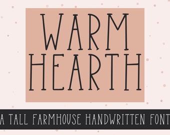 Farmhouse Handwritten Font, Handwriting Fonts for Cricut, Cute Handwriting