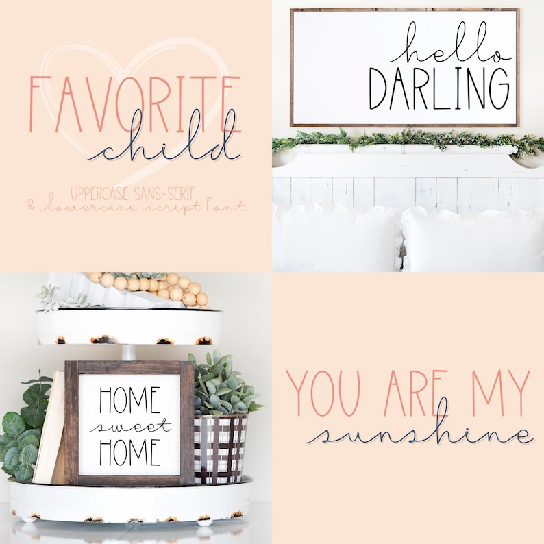Cute Handwritten Font Bundle for Cricut, Cute Cursive Handwriting for Goodnotes, Procreate, SVGs, Cute Script Favorites Font Bundle image 3