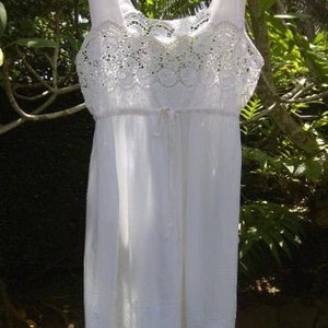 Angela Nightgown with Embroidered Material only available in the optional materials shown in listing image 1