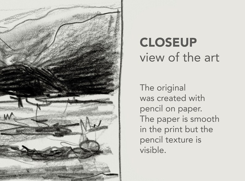 Pencil Landscape Printable Art Print Landscape Printable Etsy