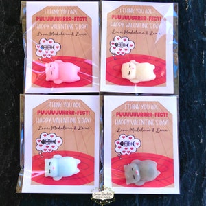 Recuerdos de San Valentín, gatos blandos para el aula, regalos de San Valentín al por mayor para profesores y estudiantes, golosinas sin dulces, juego de 4