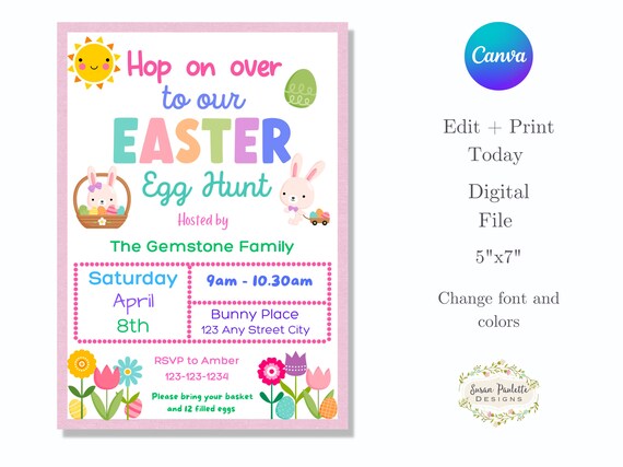Girls Easter Egg Print Knit Leggings - Spring Celebrations
