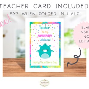 Squishy Valentine Tags, Printable Instant Download PDF Four Designs ...