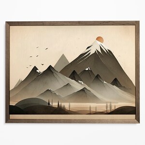 Mountain Nursery Prints PRINTABLE, Adventure Nursery Mountains Wall Art, Woodland Decor, Cabin Wall Art, Ski Lodge Print, Colorado Nursery