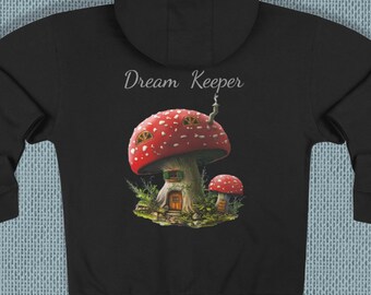 magic mushroom shirt, zip up hoodie,mushroom lovers gift,goblincore mushroom witchy hoodie,psychedelic trippy fantasy aesthetic hoodie,fairy