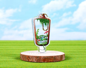 Mossy Hand Sanitizer Keychain
