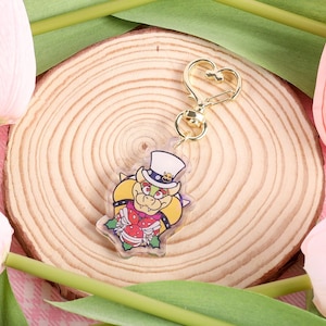 Holographic Wedding Bowser Keychain