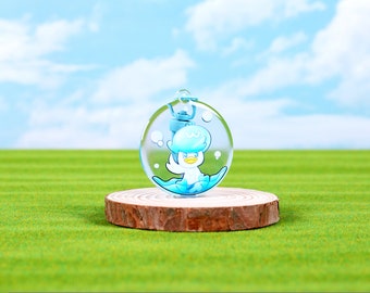 Quaxly Bubble Acrylic Keychain